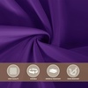 image:imagesancua Round Tablecloth 108 Inch Diameter 6 Pack Burgundy  Circle Polyester Fabric Table Cloth for Chiristmas Party Reception Banquet Birthday Washable Formal Table Cover Fit 4296 Inch TablesPurple