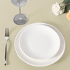 image:imagesancua Round Tablecloth 108 Inch Diameter 6 Pack Burgundy  Circle Polyester Fabric Table Cloth for Chiristmas Party Reception Banquet Birthday Washable Formal Table Cover Fit 4296 Inch TablesBeige