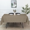 image:imagesancua White Table Cloths Rectangle 8 Pack 90x132 Inch Tablecoths Rectangular for 6 Foot Tables  Washable Polyester Fabric Table Cover for Wedding Birthday Party Banquet ReceptionTaupe