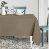 image:imagesancua White Table Cloths Rectangle 8 Pack 90x132 Inch Tablecoths Rectangular for 6 Foot Tables  Washable Polyester Fabric Table Cover for Wedding Birthday Party Banquet ReceptionTaupe