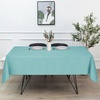 image:imagesancua White Table Cloths Rectangle 8 Pack 90x132 Inch Tablecoths Rectangular for 6 Foot Tables  Washable Polyester Fabric Table Cover for Wedding Birthday Party Banquet ReceptionTurquoise