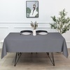 image:imagesancua White Table Cloths Rectangle 8 Pack 90x132 Inch Tablecoths Rectangular for 6 Foot Tables  Washable Polyester Fabric Table Cover for Wedding Birthday Party Banquet ReceptionLight Grey
