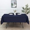 image:imagesancua White Table Cloths Rectangle 8 Pack 90x132 Inch Tablecoths Rectangular for 6 Foot Tables  Washable Polyester Fabric Table Cover for Wedding Birthday Party Banquet ReceptionNavy