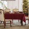 image:imagesancua White Table Cloths Rectangle 8 Pack 90x132 Inch Tablecoths Rectangular for 6 Foot Tables  Washable Polyester Fabric Table Cover for Wedding Birthday Party Banquet ReceptionBurgundy