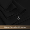 image:imagesancua White Table Cloths Rectangle 8 Pack 90x132 Inch Tablecoths Rectangular for 6 Foot Tables  Washable Polyester Fabric Table Cover for Wedding Birthday Party Banquet ReceptionBlack