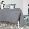 image:imagesancua White Table Cloths Rectangle 8 Pack 90x132 Inch Tablecoths Rectangular for 6 Foot Tables  Washable Polyester Fabric Table Cover for Wedding Birthday Party Banquet ReceptionLight Grey