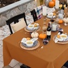 image:imagesancua White Table Cloths Rectangle 8 Pack 90x132 Inch Tablecoths Rectangular for 6 Foot Tables  Washable Polyester Fabric Table Cover for Wedding Birthday Party Banquet ReceptionBronze
