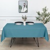 image:imagesancua White Table Cloths Rectangle 8 Pack 90x132 Inch Tablecoths Rectangular for 6 Foot Tables  Washable Polyester Fabric Table Cover for Wedding Birthday Party Banquet ReceptionTeal