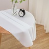 image:imagesancua White Table Cloths Rectangle 8 Pack 90x132 Inch Tablecoths Rectangular for 6 Foot Tables  Washable Polyester Fabric Table Cover for Wedding Birthday Party Banquet ReceptionWhite