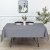 image:imagesancua White Table Cloths Rectangle 8 Pack 90x132 Inch Tablecoths Rectangular for 6 Foot Tables  Washable Polyester Fabric Table Cover for Wedding Birthday Party Banquet ReceptionLight Grey