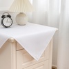 image:imagesancua White Table Cloths Rectangle 8 Pack 90x132 Inch Tablecoths Rectangular for 6 Foot Tables  Washable Polyester Fabric Table Cover for Wedding Birthday Party Banquet ReceptionWhite