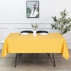 image:imagesancua White Table Cloths Rectangle 8 Pack 90x132 Inch Tablecoths Rectangular for 6 Foot Tables  Washable Polyester Fabric Table Cover for Wedding Birthday Party Banquet ReceptionYellow