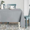 image:imagesancua White Table Cloths Rectangle 8 Pack 90x132 Inch Tablecoths Rectangular for 6 Foot Tables  Washable Polyester Fabric Table Cover for Wedding Birthday Party Banquet ReceptionSilver Grey