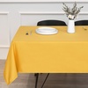 image:imagesancua White Table Cloths Rectangle 8 Pack 90x132 Inch Tablecoths Rectangular for 6 Foot Tables  Washable Polyester Fabric Table Cover for Wedding Birthday Party Banquet ReceptionYellow