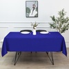 image:imagesancua White Table Cloths Rectangle 8 Pack 90x132 Inch Tablecoths Rectangular for 6 Foot Tables  Washable Polyester Fabric Table Cover for Wedding Birthday Party Banquet ReceptionRoyal Blue