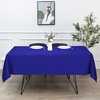 image:imagesancua White Table Cloths Rectangle 8 Pack 90x132 Inch Tablecoths Rectangular for 6 Foot Tables  Washable Polyester Fabric Table Cover for Wedding Birthday Party Banquet ReceptionRoyal Blue