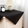 image:imagesancua White Table Cloths Rectangle 8 Pack 90x132 Inch Tablecoths Rectangular for 6 Foot Tables  Washable Polyester Fabric Table Cover for Wedding Birthday Party Banquet ReceptionBlack