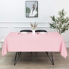 image:imagesancua White Table Cloths Rectangle 8 Pack 90x132 Inch Tablecoths Rectangular for 6 Foot Tables  Washable Polyester Fabric Table Cover for Wedding Birthday Party Banquet ReceptionPink