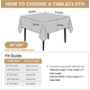 image:imagesancua White Table Cloths Rectangle 8 Pack 90x132 Inch Tablecoths Rectangular for 6 Foot Tables  Washable Polyester Fabric Table Cover for Wedding Birthday Party Banquet ReceptionPink