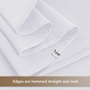 image:imagesancua White Table Cloths Rectangle 8 Pack 90x132 Inch Tablecoths Rectangular for 6 Foot Tables  Washable Polyester Fabric Table Cover for Wedding Birthday Party Banquet ReceptionWhite