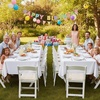 image:imagesancua White Table Cloths Rectangle 8 Pack 90x132 Inch Tablecoths Rectangular for 6 Foot Tables  Washable Polyester Fabric Table Cover for Wedding Birthday Party Banquet ReceptionWhite