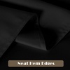 image:imagesancua White Table Cloths Rectangle 8 Pack 90x132 Inch Tablecoths Rectangular for 6 Foot Tables  Washable Polyester Fabric Table Cover for Wedding Birthday Party Banquet ReceptionBlack