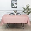 image:imagesancua White Table Cloths Rectangle 8 Pack 90x132 Inch Tablecoths Rectangular for 6 Foot Tables  Washable Polyester Fabric Table Cover for Wedding Birthday Party Banquet ReceptionBlush