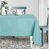 image:imagesancua White Table Cloths Rectangle 8 Pack 90x132 Inch Tablecoths Rectangular for 6 Foot Tables  Washable Polyester Fabric Table Cover for Wedding Birthday Party Banquet ReceptionTurquoise