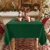image:imagesancua White Table Cloths Rectangle 8 Pack 90x132 Inch Tablecoths Rectangular for 6 Foot Tables  Washable Polyester Fabric Table Cover for Wedding Birthday Party Banquet ReceptionHunter Green