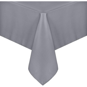 image:imagesancua White Table Cloths Rectangle 8 Pack 90x132 Inch Tablecoths Rectangular for 6 Foot Tables  Washable Polyester Fabric Table Cover for Wedding Birthday Party Banquet ReceptionLight Grey