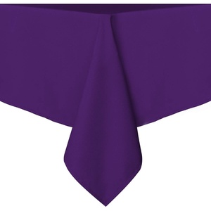 image:imagesancua White Table Cloths Rectangle 8 Pack 90x132 Inch Tablecoths Rectangular for 6 Foot Tables  Washable Polyester Fabric Table Cover for Wedding Birthday Party Banquet ReceptionPurple