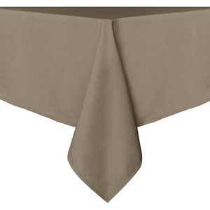 image:imagesancua White Table Cloths Rectangle 8 Pack 90x132 Inch Tablecoths Rectangular for 6 Foot Tables  Washable Polyester Fabric Table Cover for Wedding Birthday Party Banquet ReceptionTaupe