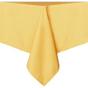 image:imagesancua White Table Cloths Rectangle 8 Pack 90x132 Inch Tablecoths Rectangular for 6 Foot Tables  Washable Polyester Fabric Table Cover for Wedding Birthday Party Banquet ReceptionYellow