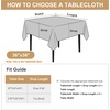 image:imagesancua Natural Square Tablecloths 54x54 Inch 2 Pack  Fabric Table Cloth for Square or Round Tables Washable Polyester Card Table Cover for Dinner Holiday Party Decorative Display TablesPink