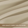 image:imagesancua Natural Square Tablecloths 54x54 Inch 2 Pack  Fabric Table Cloth for Square or Round Tables Washable Polyester Card Table Cover for Dinner Holiday Party Decorative Display TablesNatural