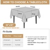 image:imagesancua Natural Square Tablecloths 54x54 Inch 2 Pack  Fabric Table Cloth for Square or Round Tables Washable Polyester Card Table Cover for Dinner Holiday Party Decorative Display TablesRust