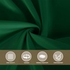 image:imagesancua Natural Square Tablecloths 54x54 Inch 2 Pack  Fabric Table Cloth for Square or Round Tables Washable Polyester Card Table Cover for Dinner Holiday Party Decorative Display TablesHunter Green