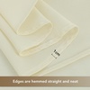 image:imagesancua Natural Square Tablecloths 54x54 Inch 2 Pack  Fabric Table Cloth for Square or Round Tables Washable Polyester Card Table Cover for Dinner Holiday Party Decorative Display TablesBeige