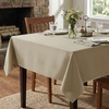 image:imagesancua Natural Square Tablecloths 54x54 Inch 2 Pack  Fabric Table Cloth for Square or Round Tables Washable Polyester Card Table Cover for Dinner Holiday Party Decorative Display TablesNatural