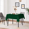 image:imagesancua Natural Square Tablecloths 54x54 Inch 2 Pack  Fabric Table Cloth for Square or Round Tables Washable Polyester Card Table Cover for Dinner Holiday Party Decorative Display TablesHunter Green