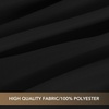 image:imagesancua Natural Square Tablecloths 54x54 Inch 2 Pack  Fabric Table Cloth for Square or Round Tables Washable Polyester Card Table Cover for Dinner Holiday Party Decorative Display TablesBlack