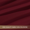 image:imagesancua Natural Square Tablecloths 54x54 Inch 2 Pack  Fabric Table Cloth for Square or Round Tables Washable Polyester Card Table Cover for Dinner Holiday Party Decorative Display TablesBurgundy