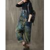 imageYeokou Womens Loose Baggy Denim Wide Leg Drop Crotch Jumpsuit Rompers OverallsStyle 24 Blue