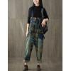 imageYeokou Womens Loose Baggy Denim Wide Leg Drop Crotch Jumpsuit Rompers OverallsStyle 24 Blue