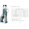imageYeokou Womens Loose Baggy Denim Wide Leg Drop Crotch Jumpsuit Rompers OverallsStyle 30 Blue