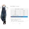 imageYeokou Womens Loose Baggy Denim Wide Leg Drop Crotch Jumpsuit Rompers OverallsStyle 31 Dark Blue