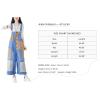 imageYeokou Womens Loose Baggy Denim Wide Leg Drop Crotch Jumpsuit Rompers OverallsStyle90blue
