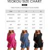 imageYeokou Rompers for Women Casual Short Sleeve Oversized Athletic Workout Reversible Hot Shot Tee Romper Deep PocketsLightgrey