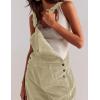 imageYeokou Women Corduroy Bib Overalls Fall Barrel Leg Jumpsuits Adjustable Straps Multi Pockets Long Pants RompersBeige