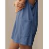 imageYeokou Womens Rompers Maternity Bump Outfits Beach Essentials Stretchy Racerback Workout Athletic Short Jumpsuits PocketsBluegrey